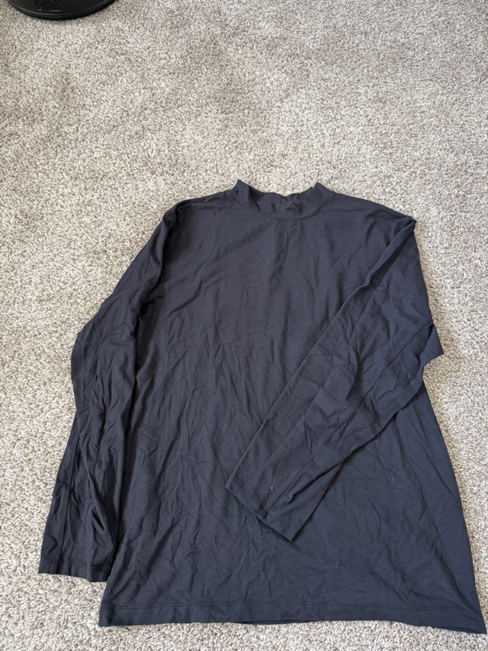 Lululemon Rulu Mock Neck Sweater - Black Sz L